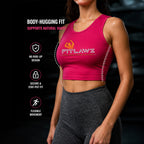 FITLAWZ - Sports Bra For Women | Soft & Stretchable Fabric | Active Gym Wear
