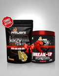 FITLAWZ - Whey Protein - 1 kg + Pre Workout - 60 Servingsn | Stack For Performance & Recovery