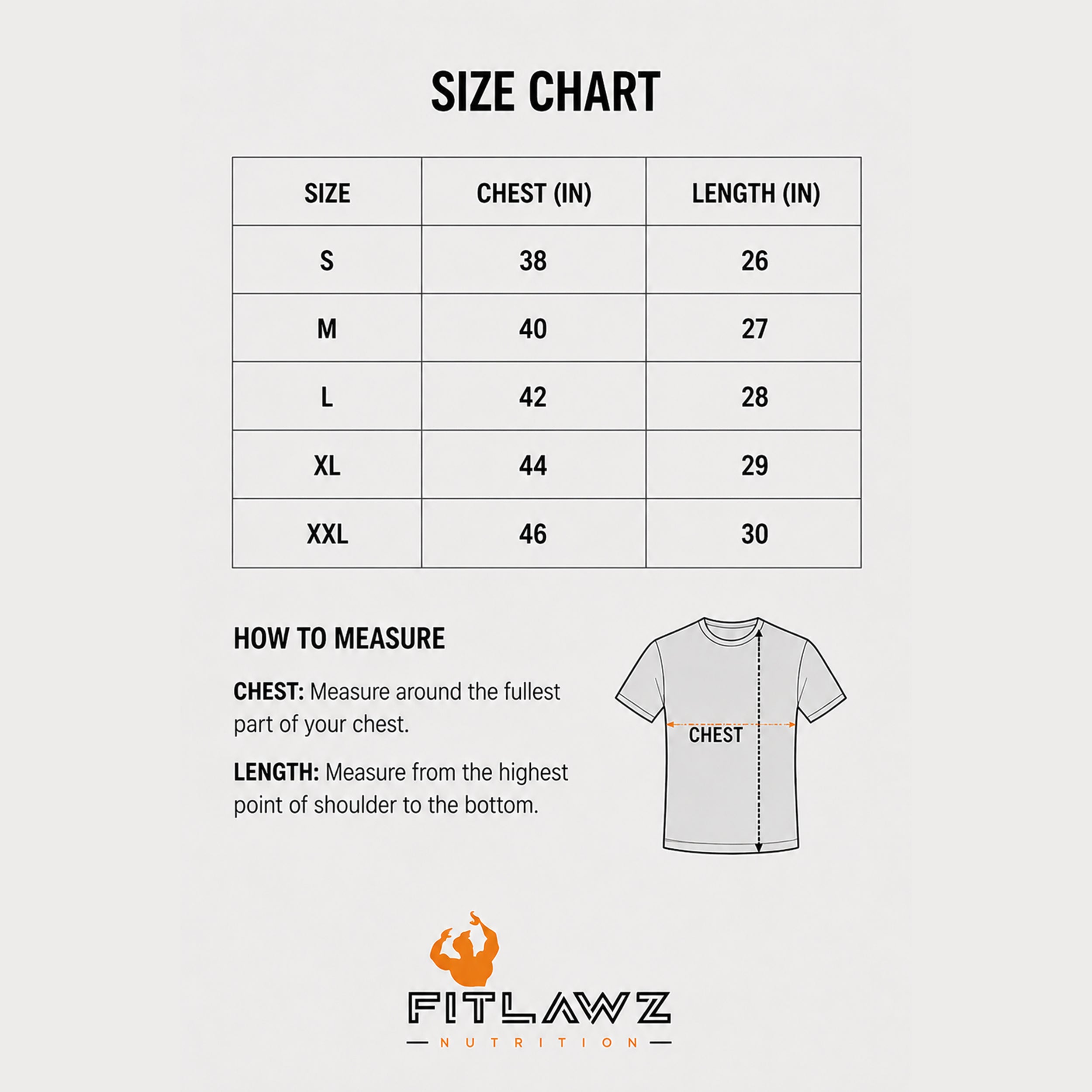 FITLAWZ - Premium Gym T Shirt For Men | Dry Fit | Half Sleeves | Round Neck