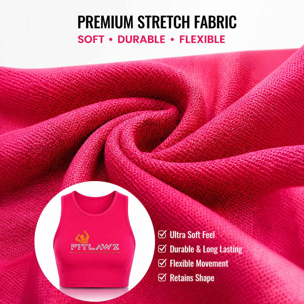 FITLAWZ - Sports Bra For Women | Soft & Stretchable Fabric | Active Gym Wear