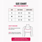 FITLAWZ - Sports Bra For Women | Soft & Stretchable Fabric | Active Gym Wear